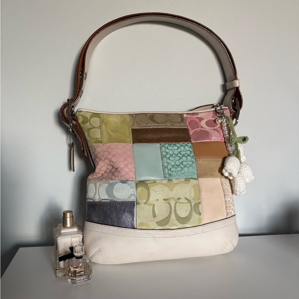 Coach Pastel Multicoloured Patchwork Shoulder bag - image 1